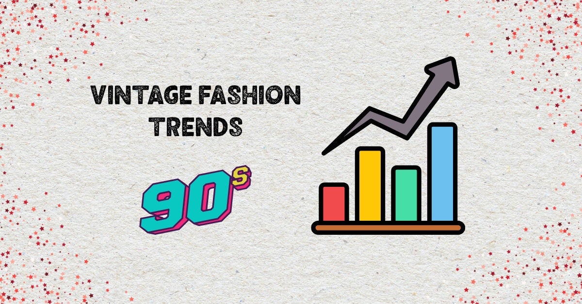 A trends graph with a 90s icon