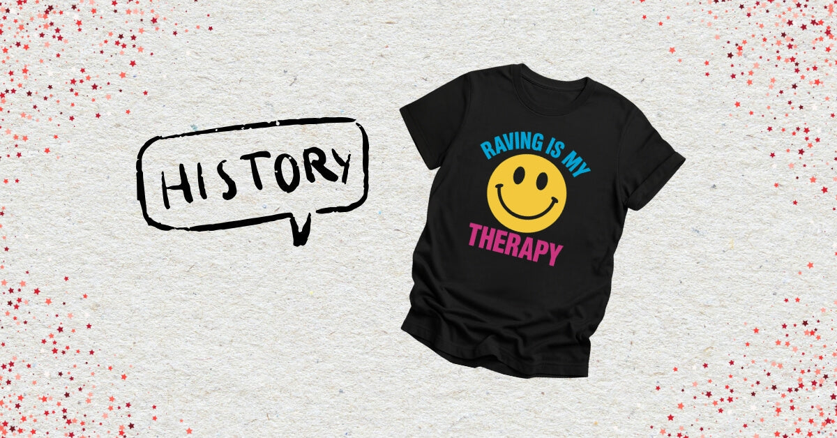 Acid Graphic tee with a history sign