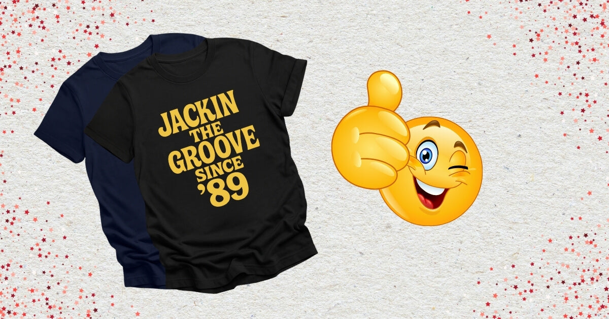 Acid House Merch for Ravers with a thumbs up emoji