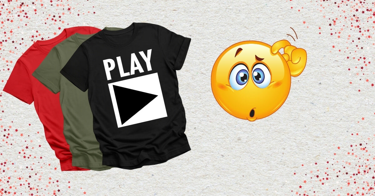 Confused emoji with Pun DJ Shirts