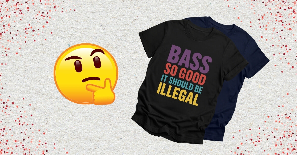 Funny House Music Shirts with thinking emoji