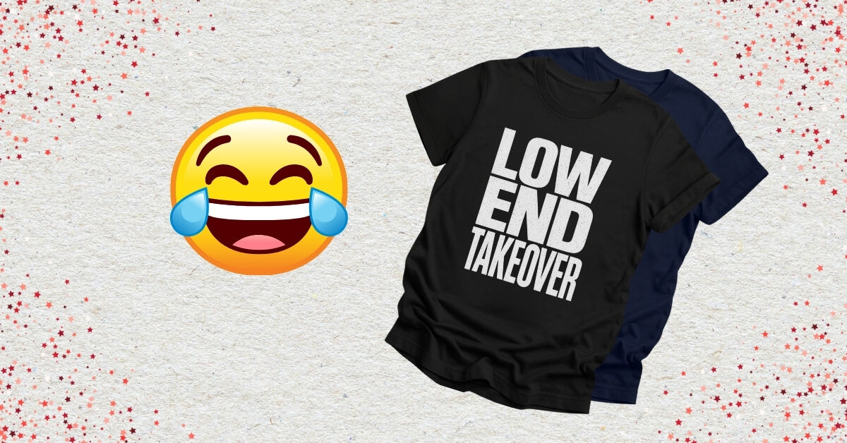 Funny Techno Merch with laughing emoji