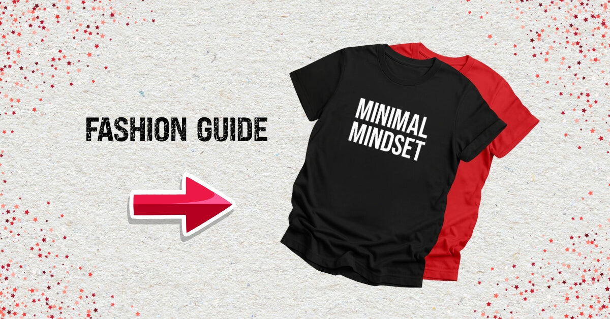 Minimal Techno t-shirts with 'Fashion Guide' in writing