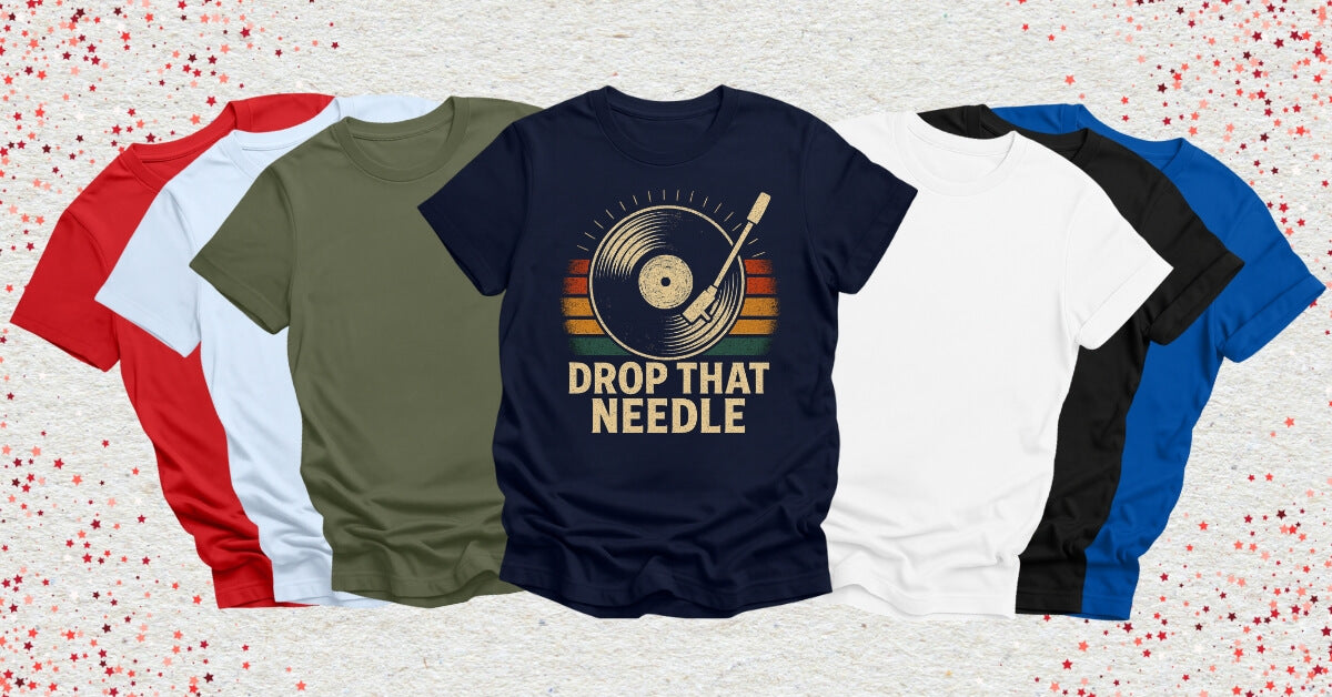 Photo of Turntable Graphic Tees for DJs
