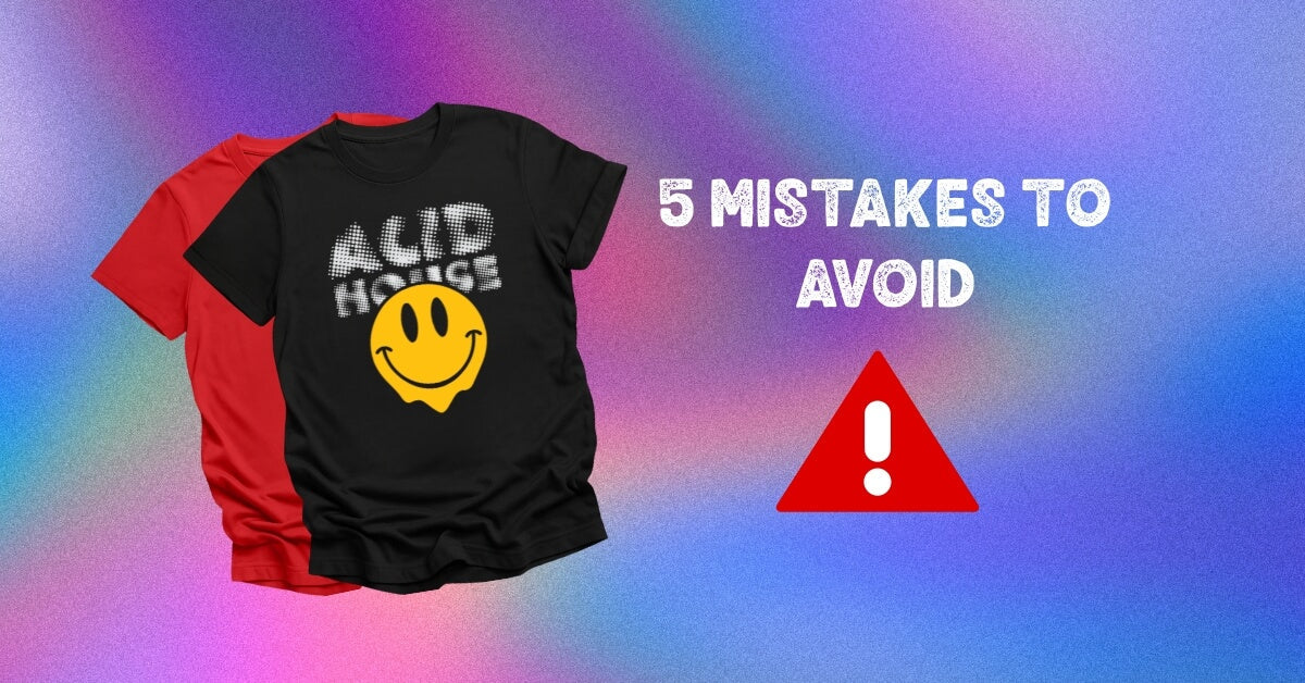 Rave T-Shirts with a warning sign