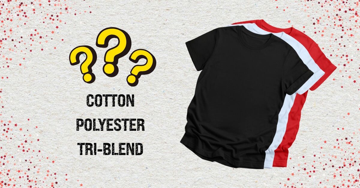 Rave T-Shirts with names of fabric listed