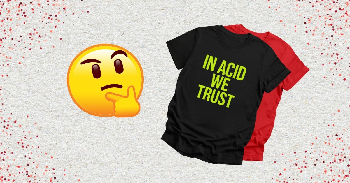 Techno Tees with thinking emoji