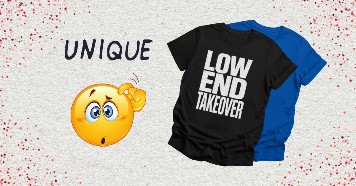 Unique Techno T-Shirts with confused emoji