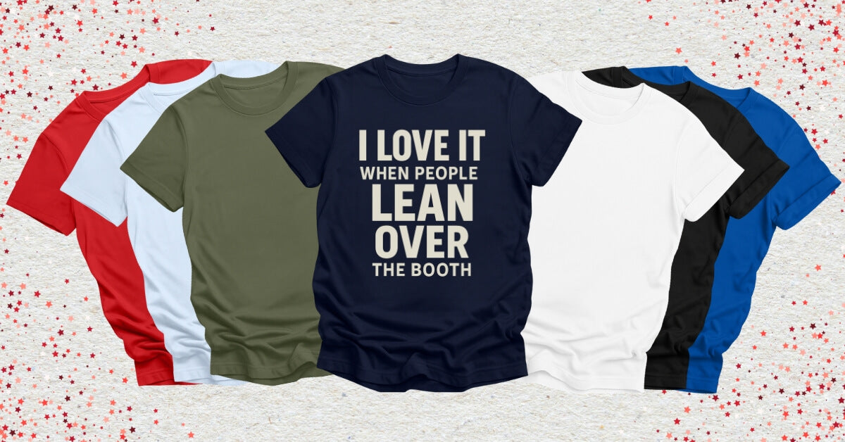 comedy DJ T-Shirts in a fan style