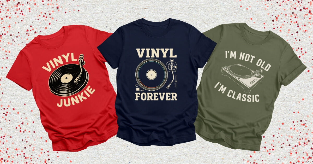 photo of Turntable Graphic DJ Shirts