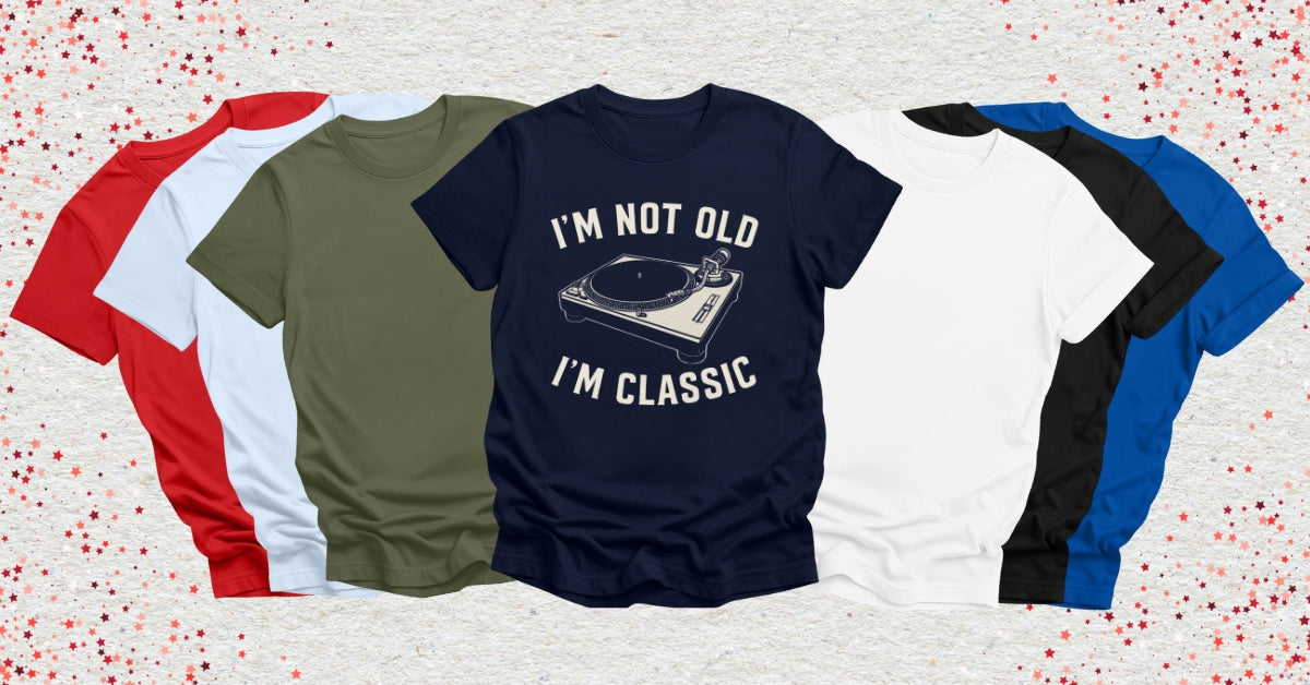 photo of Vinyl DJ T-Shirts on a canvas