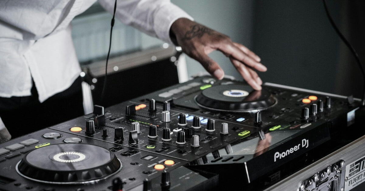 photo of a DJ at a mobile gig