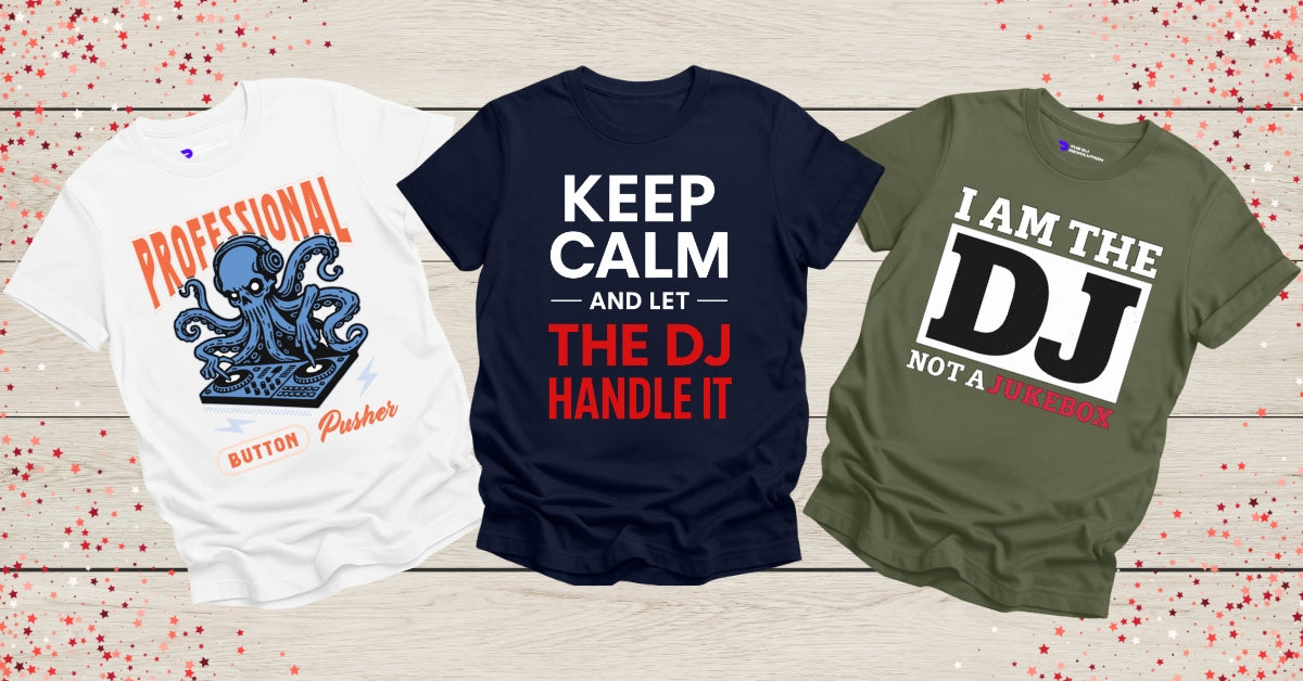 photo of funny DJ T-shirt designs