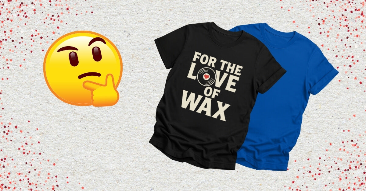 photo of old-school vinyl DJ Shirts