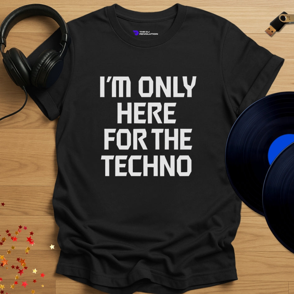 Techno Loyalist T-shirt in black, front view