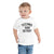 Toddler Techno T-shirt '1988 Detroit' design in white, front view
