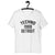 Unisex Techno T-shirt '1988 Detroit' design in white, front view