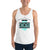 Unisex House Music Tank Top 'House Sound of Chicago' design in white, front view
