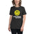 Ladie's Relaxed Fit Acid House T-Shirt in Dark Gray Heather, front view