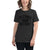 Ladie's Relaxed Fit Techno T-Shirt in Dark Gray Heather, front view