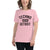 Ladie's Relaxed Fit Techno T-Shirt in pink, front view