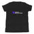 Youth DJ T-Shirt 'The DJ Revolution' design in black, front view