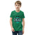 Youth House Music T-Shirt 'House Sound of Chicago' design in kelly green, front view