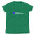 Youth DJ T-Shirt 'The DJ Revolution' design in kelly green, front view